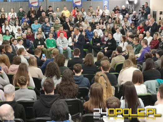 Donald Tusk w Opolu. Duża frekwencja w Studenckim Centrum Kultury