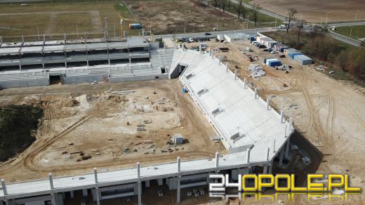 Stadion jeszcze urośnie, ale już widać jego podstawową bryłę