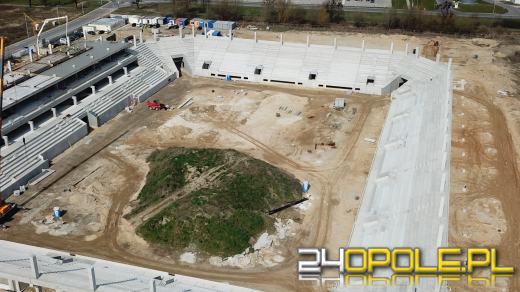 Stadion jeszcze urośnie, ale już widać jego podstawową bryłę