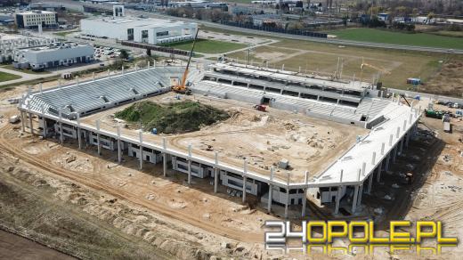 Stadion jeszcze urośnie, ale już widać jego podstawową bryłę