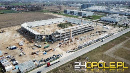 Stadion jeszcze urośnie, ale już widać jego podstawową bryłę