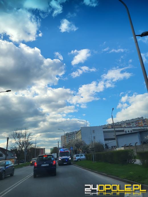 Potrącenie rowerzysty na Chabrach