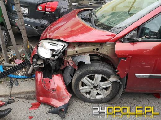 Zderzenie czterech pojazdów na ulicy Armii Krajowej w Opolu