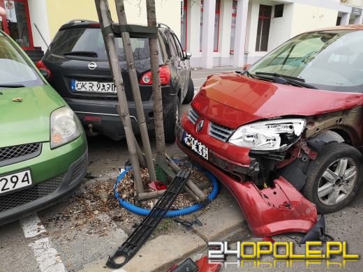 Zderzenie czterech pojazdów na ulicy Armii Krajowej w Opolu