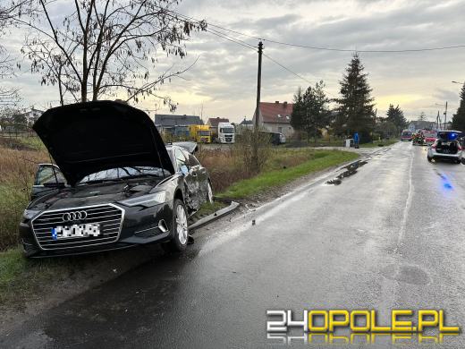 Zderzenie pojazdów w Komprachcicach