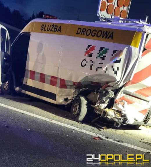 Groźny wypadek na A4. Dwie osoby trafiły do szpitala