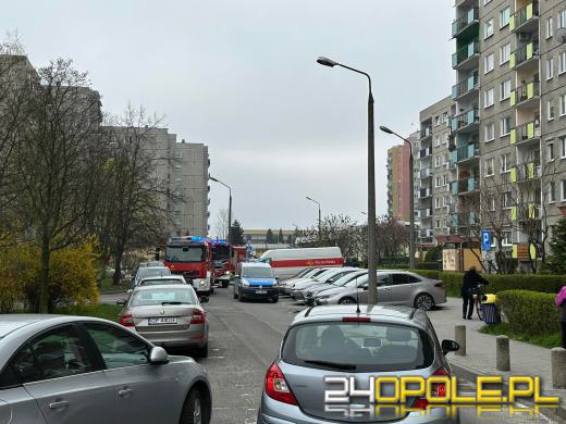 Akcja strażaków na ulicy Skautów Opolskich. Zgłoszono pożar
