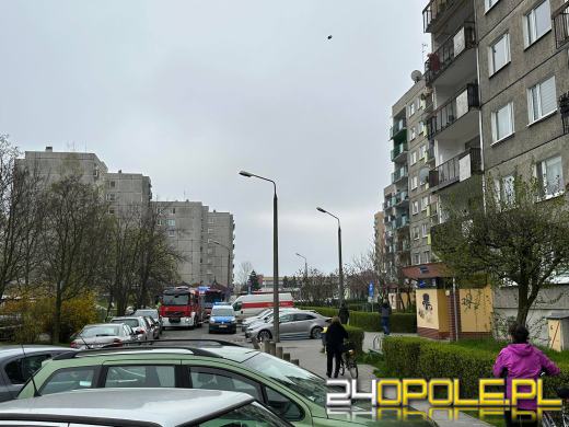 Akcja strażaków na ulicy Skautów Opolskich. Zgłoszono pożar