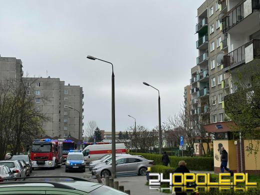 Akcja strażaków na ulicy Skautów Opolskich. Zgłoszono pożar