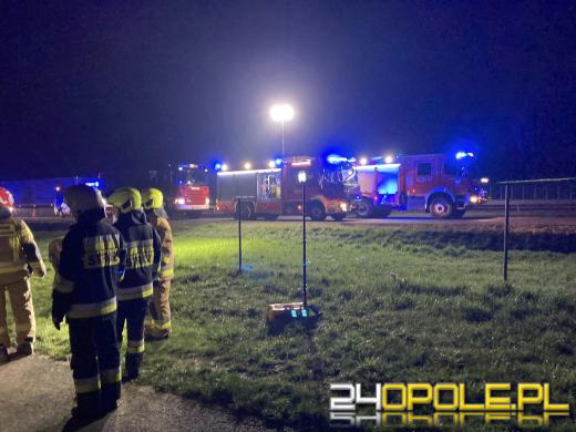 Wypadek na opolskim odcinku A4. Jedna osoba trafiła do szpitala
