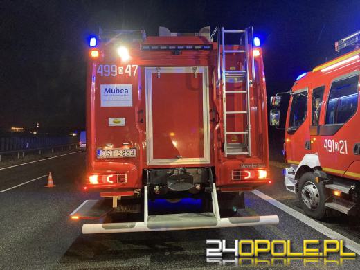 Wypadek na opolskim odcinku A4. Jedna osoba trafiła do szpitala