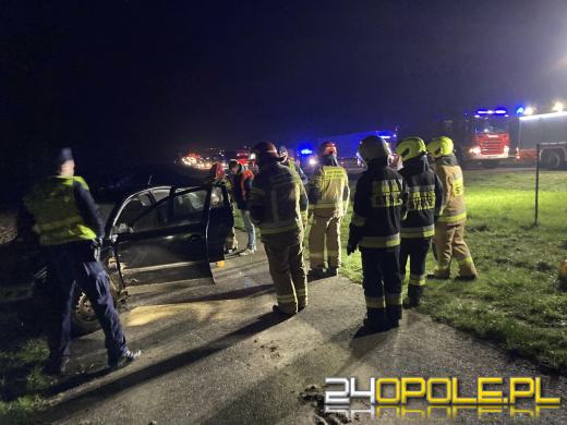 Wypadek na opolskim odcinku A4. Jedna osoba trafiła do szpitala