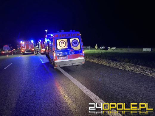 Wypadek na opolskim odcinku A4. Jedna osoba trafiła do szpitala