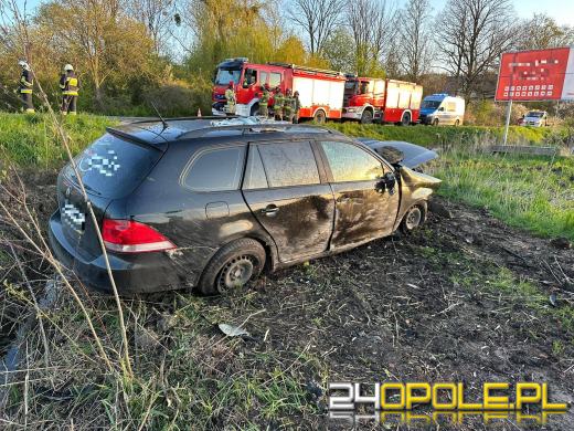 Dachowanie samochodu w Prószkowie