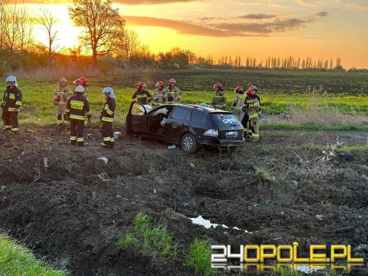 Dachowanie samochodu w Prószkowie