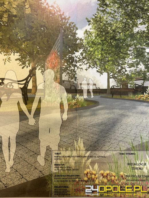 Podwórko przy ulicy Szpitalnej będzie zrewitalizowane