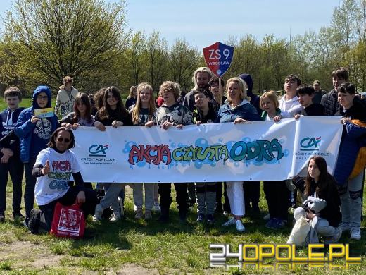 Pierwsze tony śmieci wyłowione z Odry!