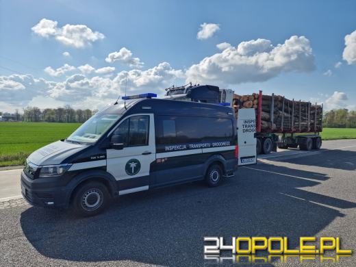Przewoził ponad 48 ton ładunku. Wpadł podczas kontroli