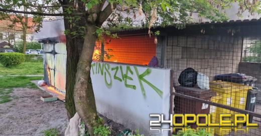 Długi weekend z pożarami śmietników. Strażacy z Kędzierzyna-Koźla interweniowali ponownie