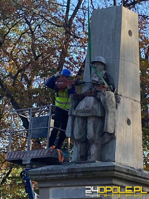 Pomnik wdzięczności Armii Czerwonej" w Głubczycach wyburzony