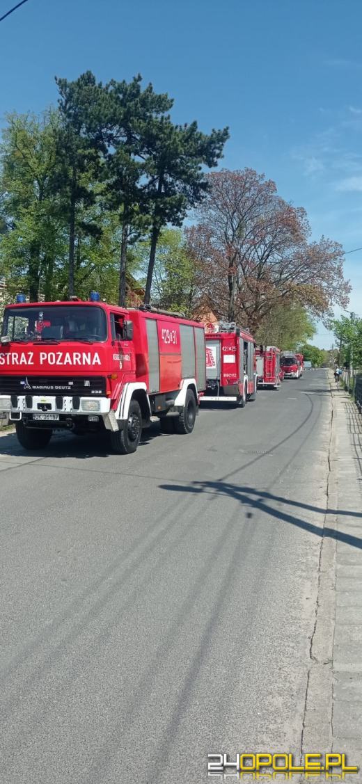 Pożar w budowanym hotelu w Sławięcicach