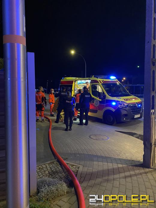 Pożar budynku przy Rzeszowskiej Opolu