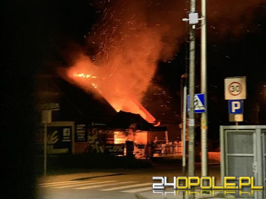 Pożar budynku przy Rzeszowskiej Opolu