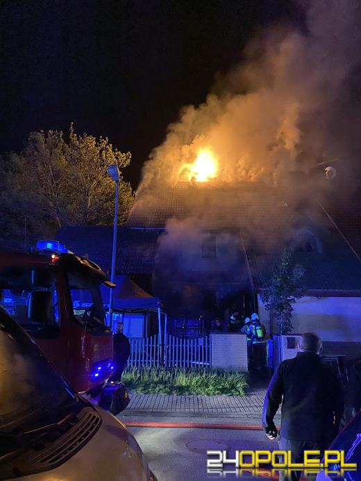 Pożar budynku przy Rzeszowskiej Opolu
