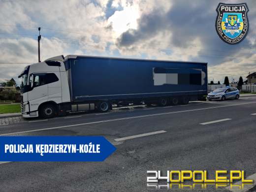 Kierowca ciężarówki na "podwójnym gazie" - wykonywał transport  Czechy -Niemcy