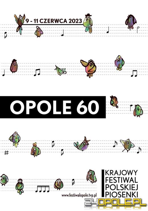 Tak wygląda zwycięski plakat  60. Krajowego Festiwalu Polskiej Piosenki 