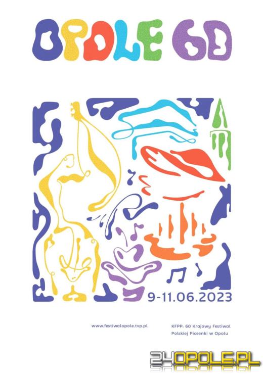 Tak wygląda zwycięski plakat  60. Krajowego Festiwalu Polskiej Piosenki 