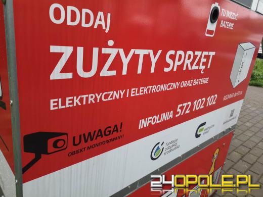 W Opolu stanęły pojemniki na zużyty sprzęt AGD