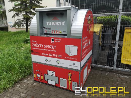W Opolu stanęły pojemniki na zużyty sprzęt AGD