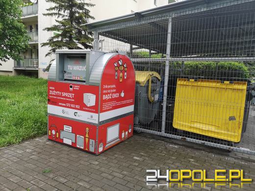 W Opolu stanęły pojemniki na zużyty sprzęt AGD