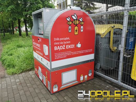 W Opolu stanęły pojemniki na zużyty sprzęt AGD