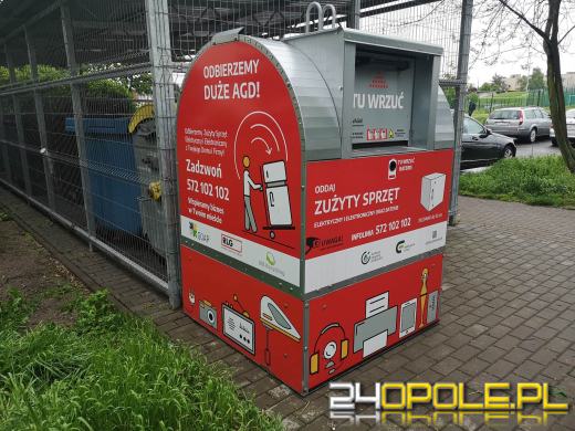 W Opolu stanęły pojemniki na zużyty sprzęt AGD