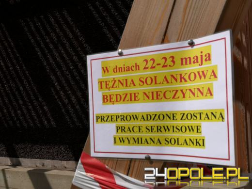 Trwa wymiana solanki w tężni. Nie będzie czynna dwa dni