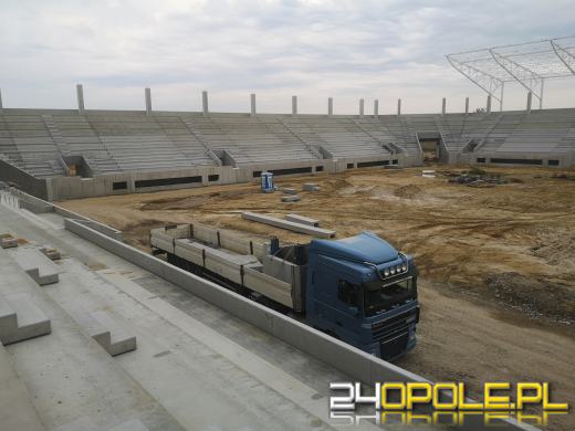 Widać postępy prac na Stadionie Opolskim