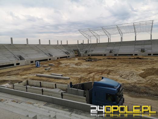 Widać postępy prac na Stadionie Opolskim