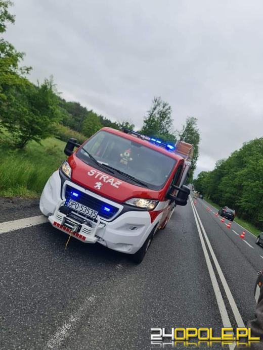Wypadek w Dąbrowie. Lądował śmigłowiec LPR