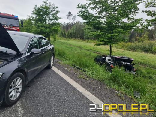 Wypadek w Dąbrowie. Lądował śmigłowiec LPR