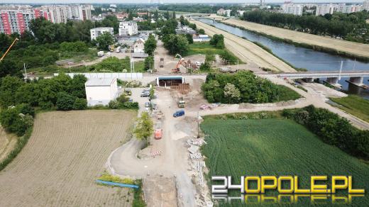 Trwają prace na ulicy Krapkowickiej. Utrudnienia potrwają jeszcze rok