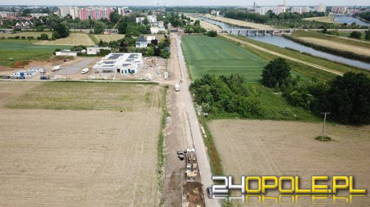 Trwają prace na ulicy Krapkowickiej. Utrudnienia potrwają jeszcze rok