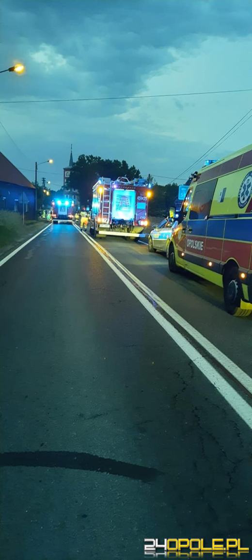 Zderzenie dwóch samochodów osobowych w Bukowie Śląskiej