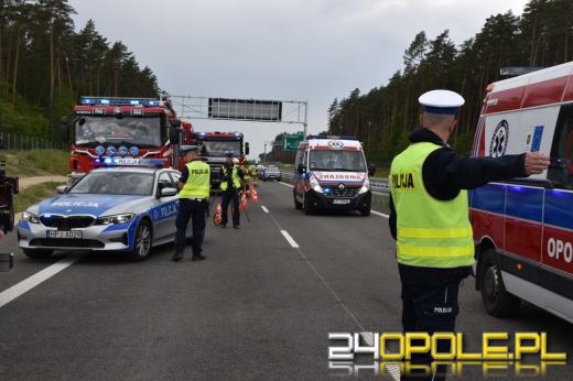 Wielkie ćwiczenia na budowanej obwodnicy Olesna