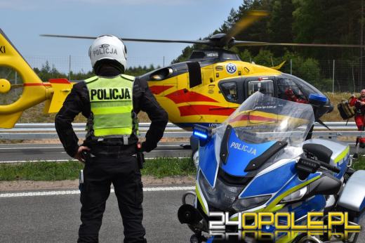 Wielkie ćwiczenia na budowanej obwodnicy Olesna