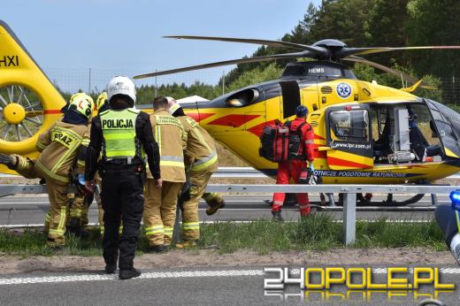 Wielkie ćwiczenia na budowanej obwodnicy Olesna