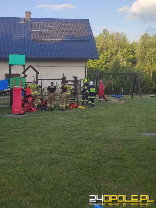 Dwulatek spadł ze zjeżdżalni. Wezwano śmigłowiec LPR