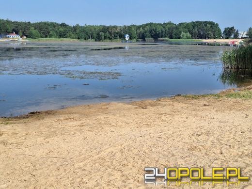 Jezioro średnie w Turawie kwitnie. Trwają prace na wodzie