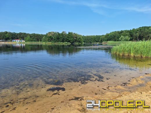 Jezioro średnie w Turawie kwitnie. Trwają prace na wodzie